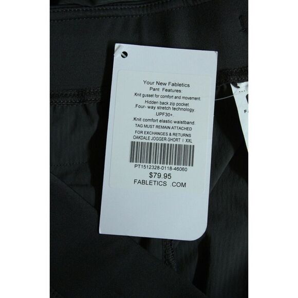 Fabletics Pants XXL Gray Womens Joggers Athleisure Stretch UPF 30+ New - Picture 7 of 10